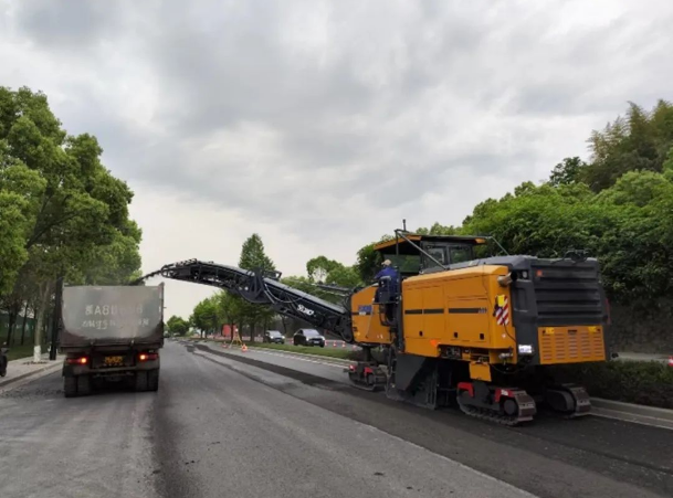 “舊貌換新顏，喜迎亞運會”—— 徠卡3D銑刨應用于舊路改造